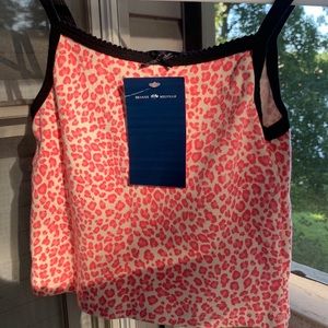 RARE Brandy Melville Pink Cheetah Belle Tank